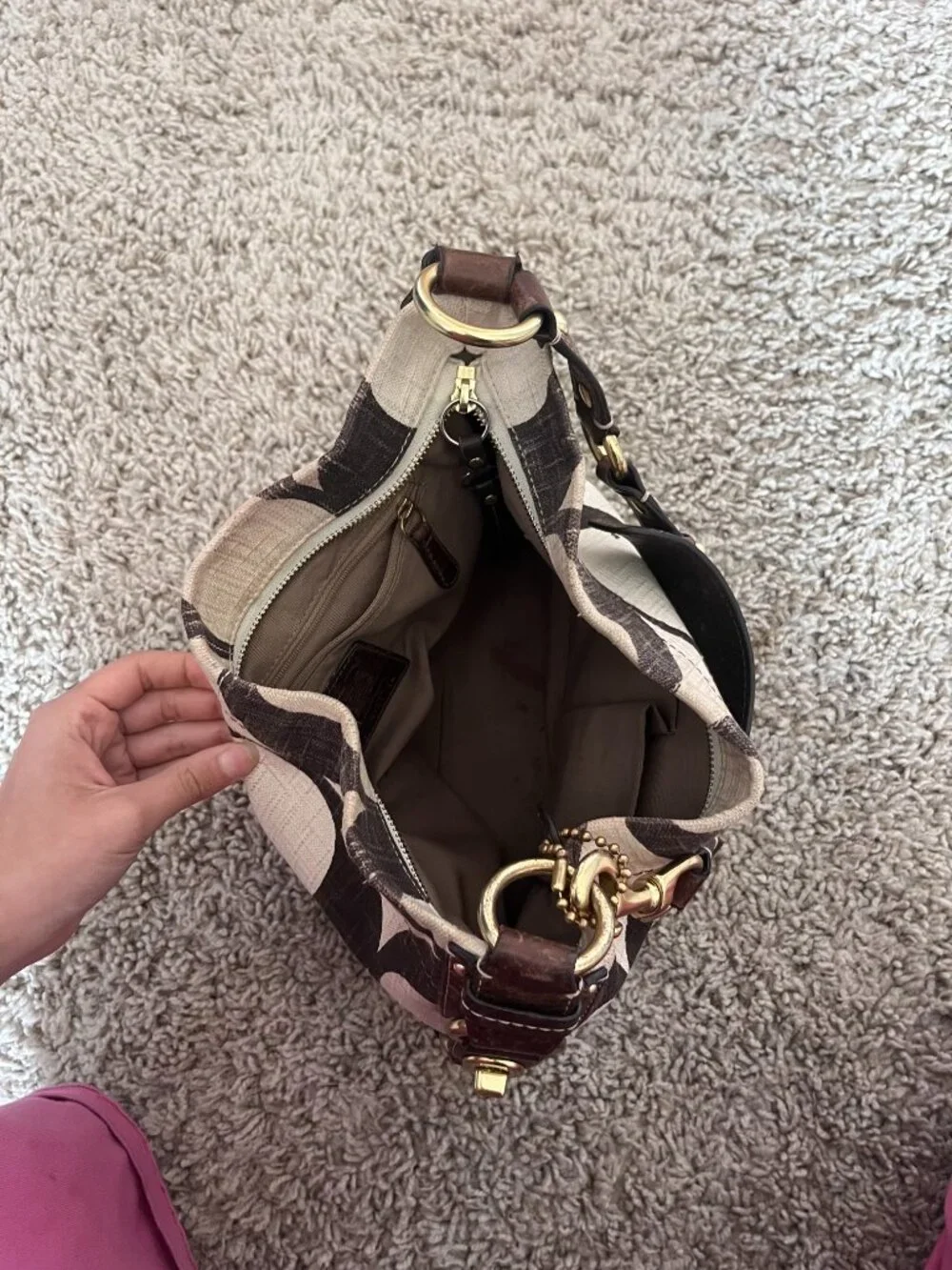 Y2K Vintage Coach Carly Bag